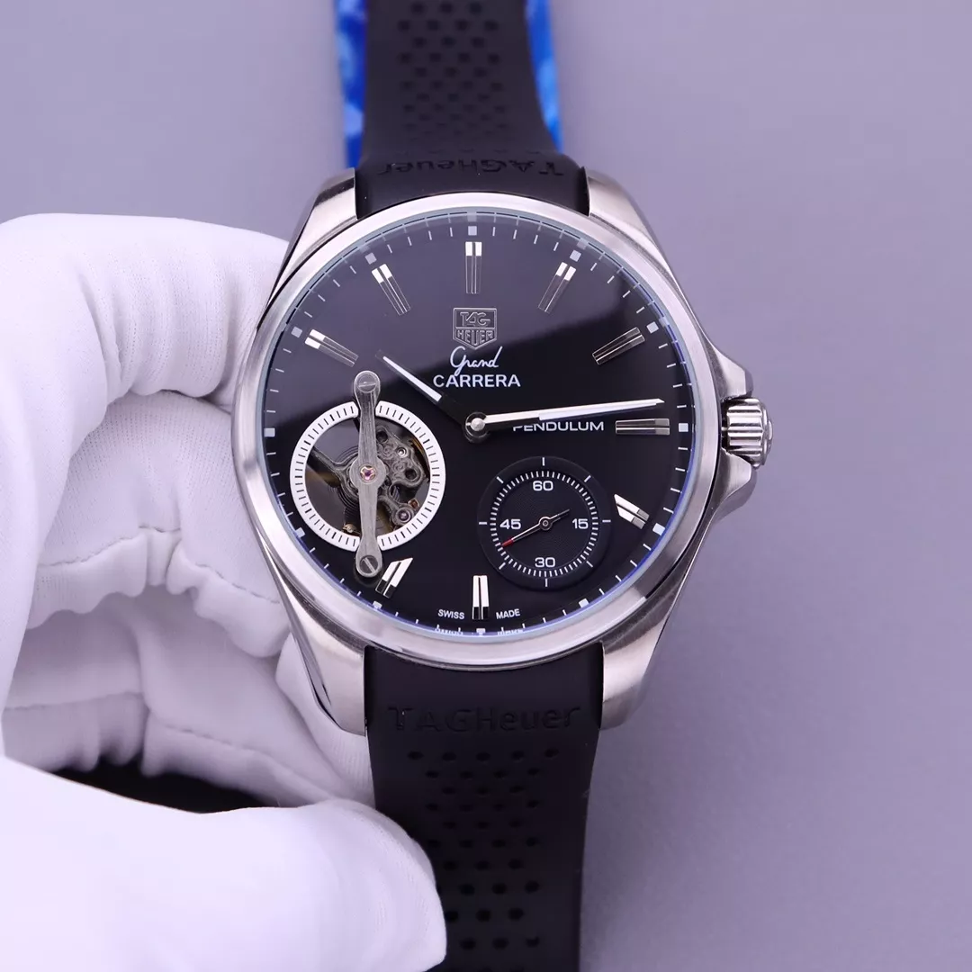 태그호이어 까레라 45mm 316L 스틸 수동 기계식 워치 상세 이미지 1