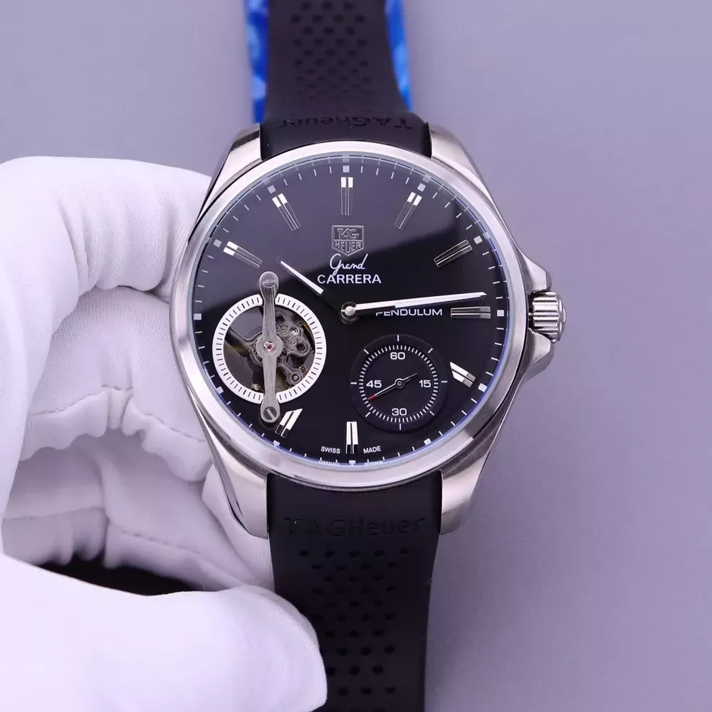 태그호이어 까레라 45mm 316L 스틸 수동 기계식 워치