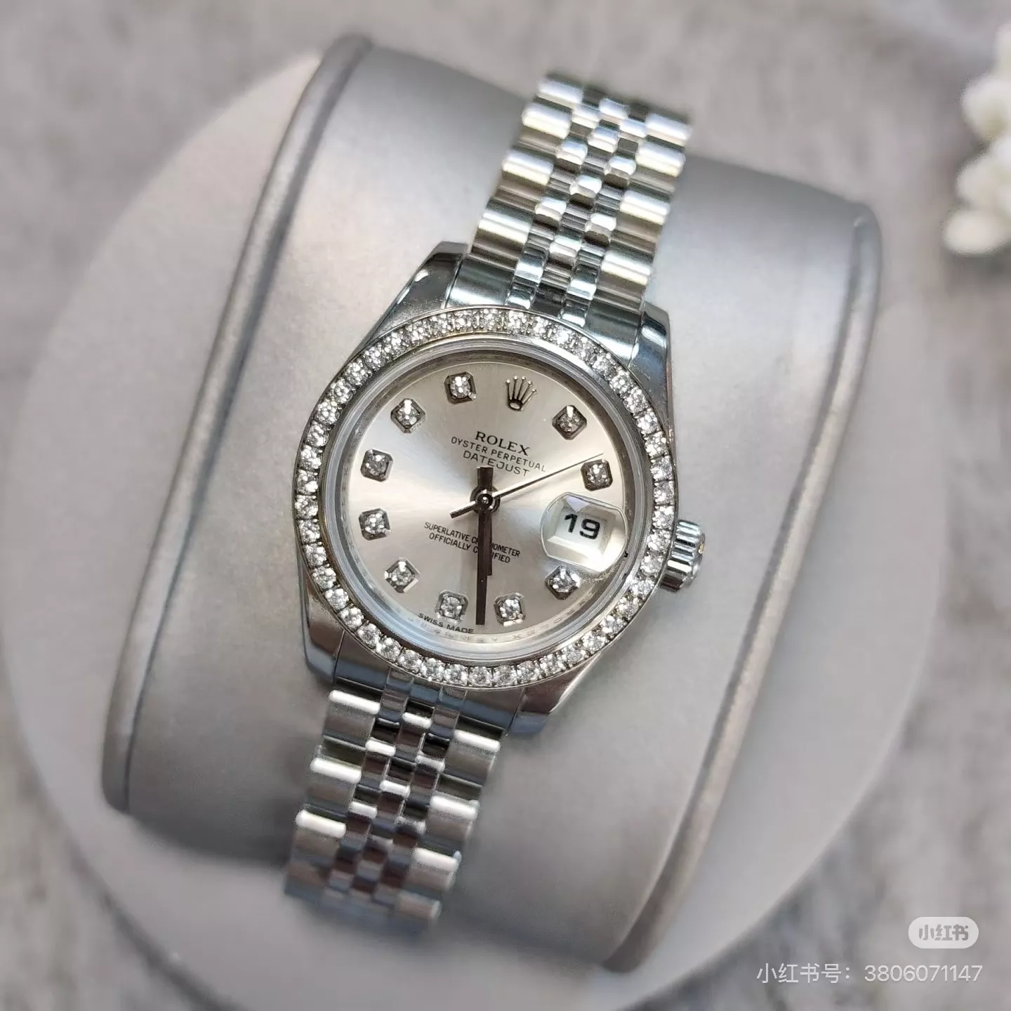 롤렉스 로그 시리즈 31mm 쿼츠 메탈 워치 상세 이미지 13