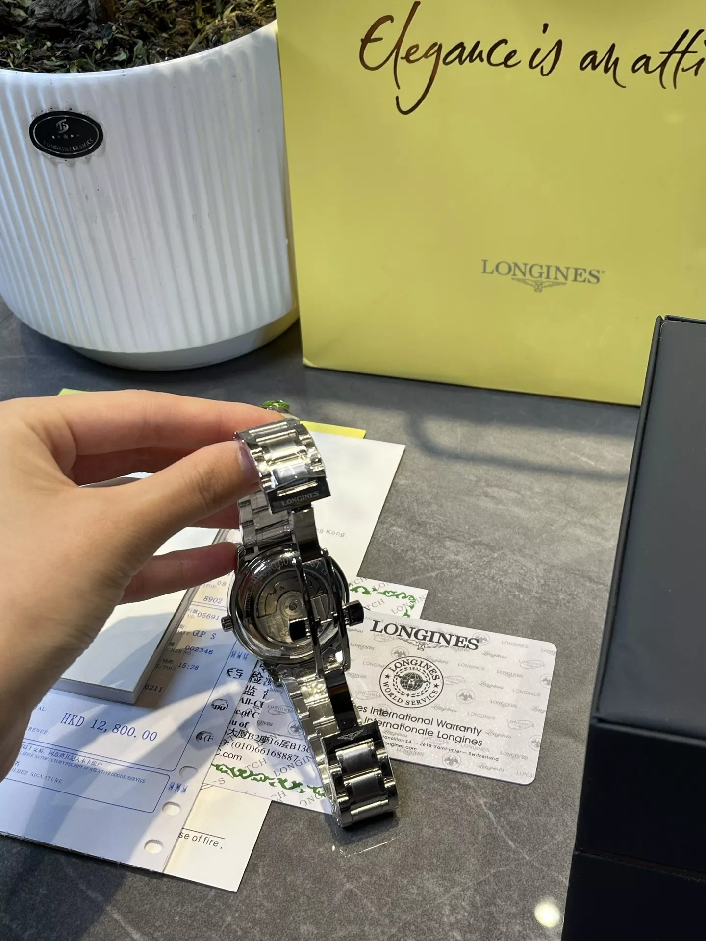 론진 마스터 문페이즈 40mm 기계식 워치 상세 이미지 6