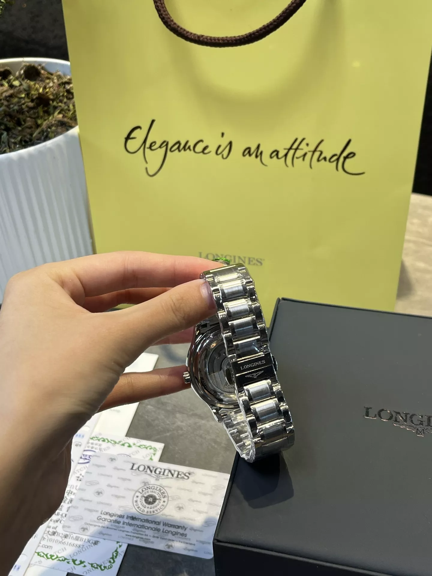 론진 마스터 문페이즈 40mm 기계식 워치 상세 이미지 7