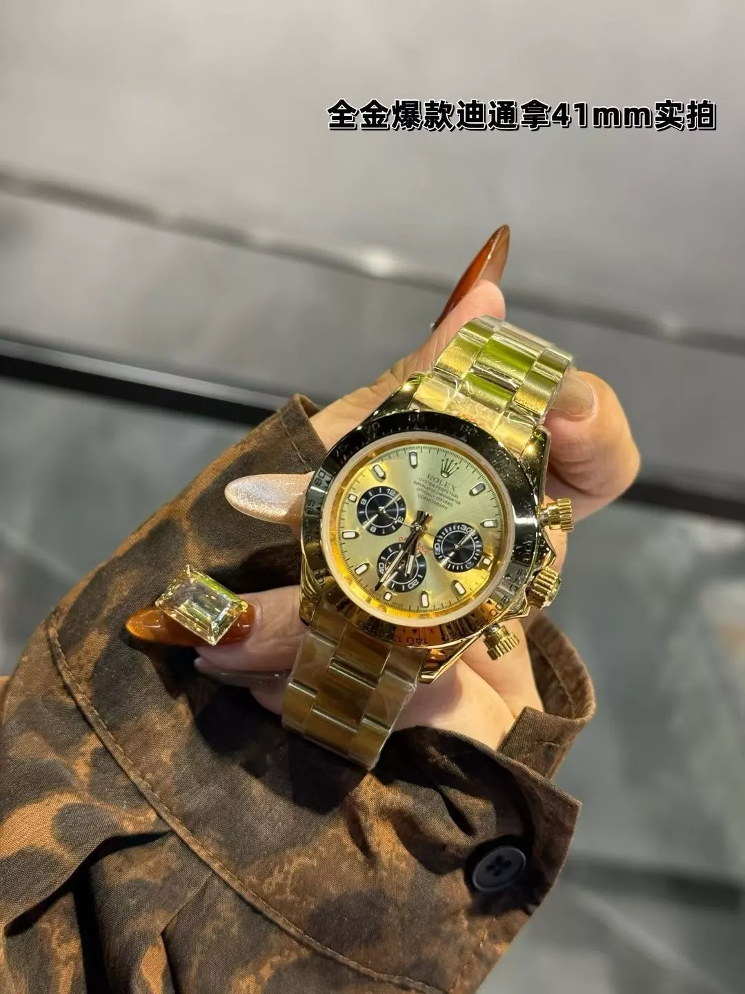롤렉스 코스모그래프 데이토나 40mm 오토매틱 메탈 워치 상세 이미지 9