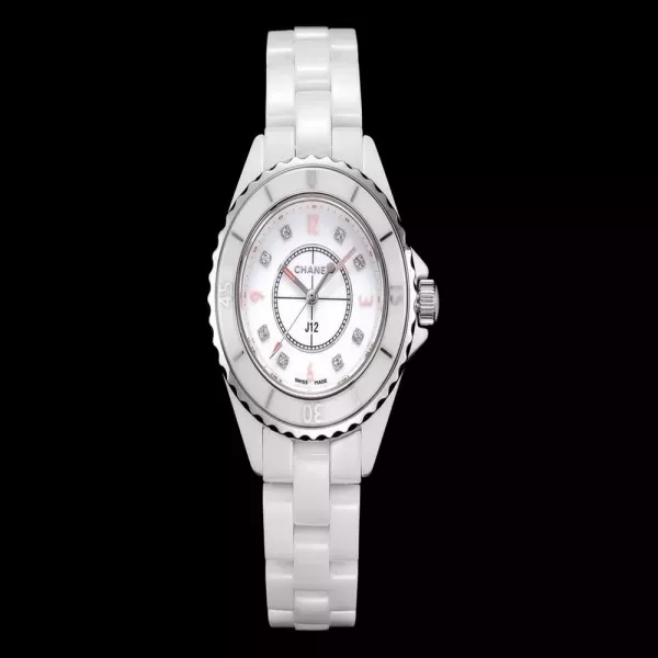 샤넬 J12 33mm 화이트 세라믹 오토매틱 워치