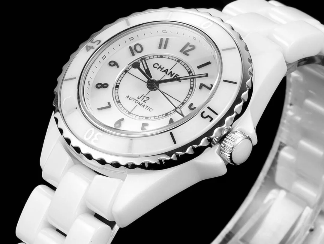 샤넬 J12 33mm 화이트 세라믹 오토매틱 워치 상세 이미지 4