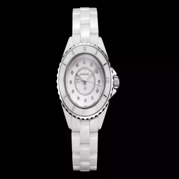 샤넬 J12 33mm 화이트 세라믹 오토매틱 워치