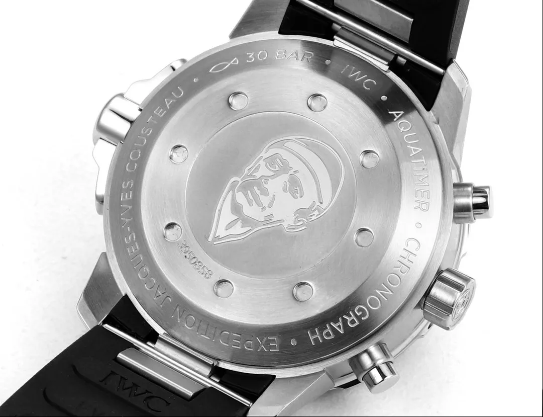 IWC샤프하우젠 아쿠아타이머 크로노그래프 44mm 러버 스트랩 워치 상세 이미지 8