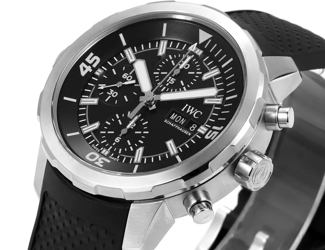 IWC샤프하우젠 아쿠아타이머 크로노그래프 44mm 러버 스트랩 워치 상세 이미지 2