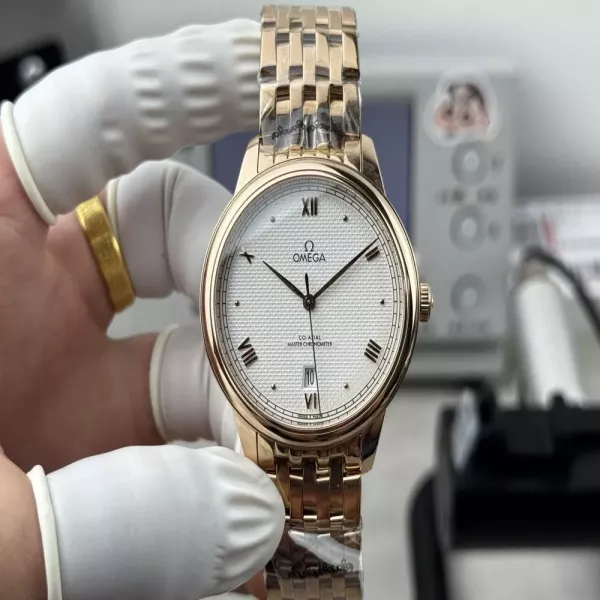 오메가 드 빌 디어드롭 3세대 40mm 오토매틱 메탈 워치