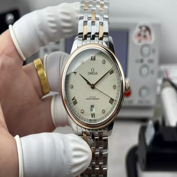 오메가 드빌 서드 제너레이션 클래식 40mm 오토매틱 메탈 워치