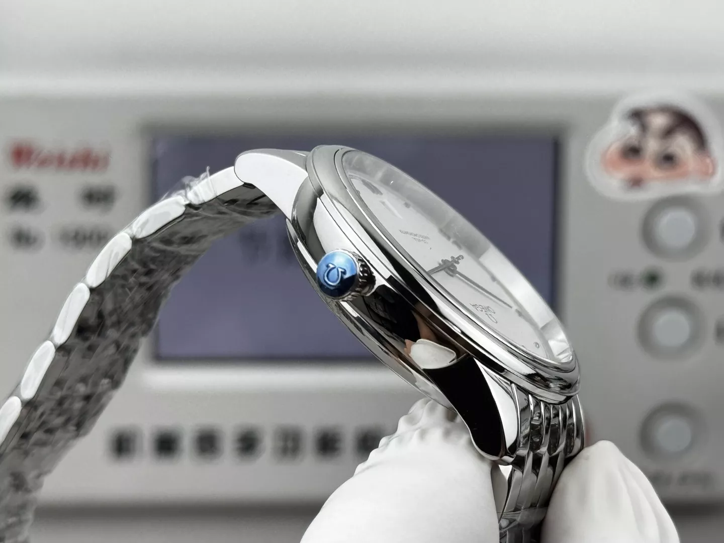 오메가 드빌 디어드롭 클래식 40mm 오토매틱 메탈 워치 상세 이미지 7