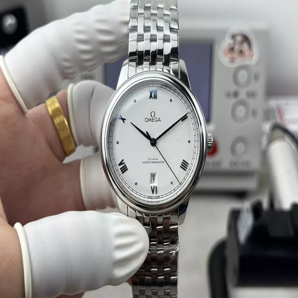 오메가 드빌 디어드롭 클래식 40mm 오토매틱 메탈 워치