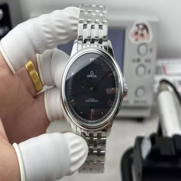 오메가 드빌 3세대 클래식 40mm 오토매틱 메탈 워치