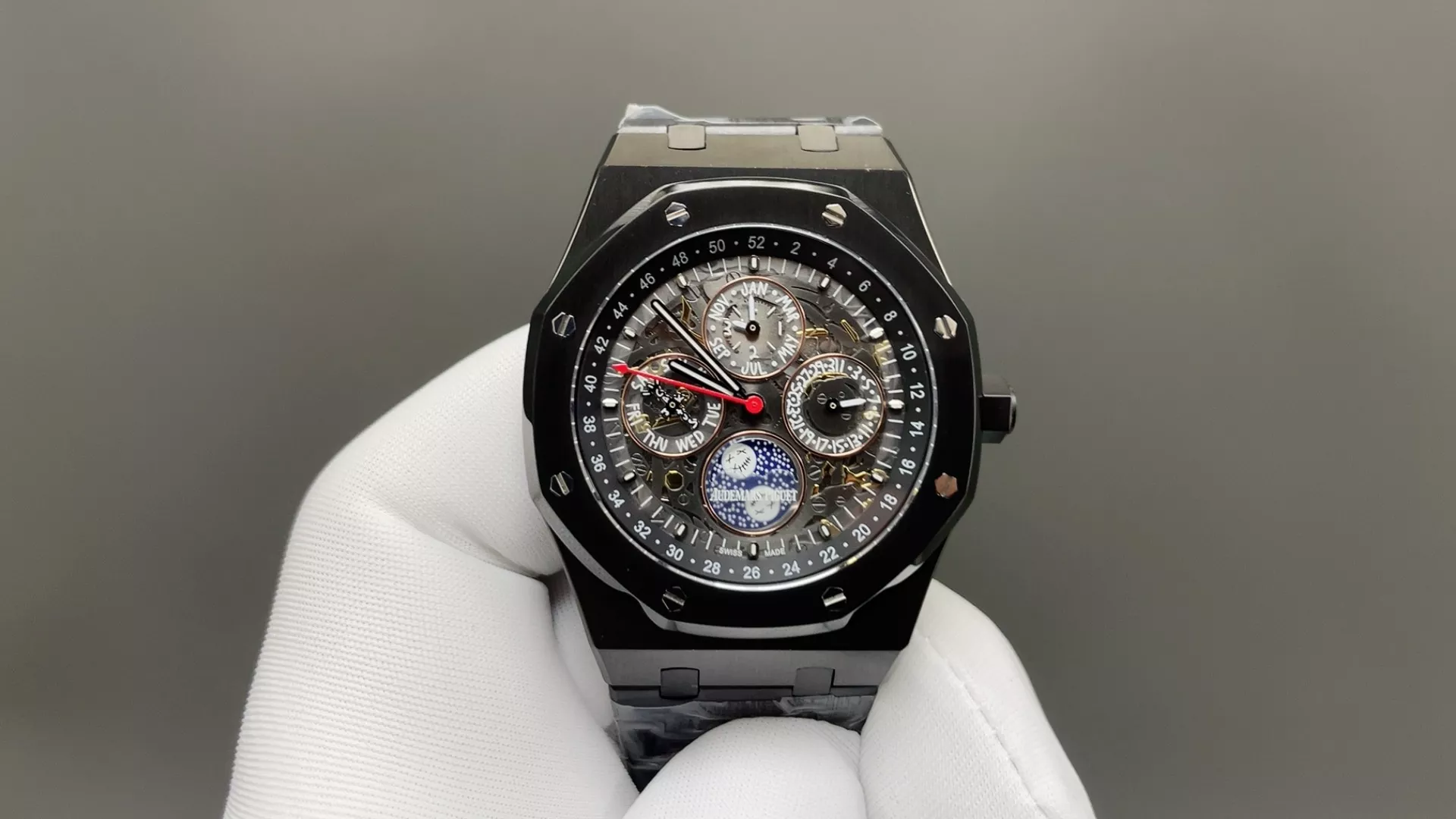 오데마피게 로열오크 26574ST 문페이즈 41mm 오토매틱 워치 상세 이미지 1