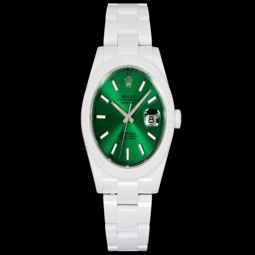롤렉스 데이저스트 41mm 올세라믹 그린 다이얼 오토매틱 워치
