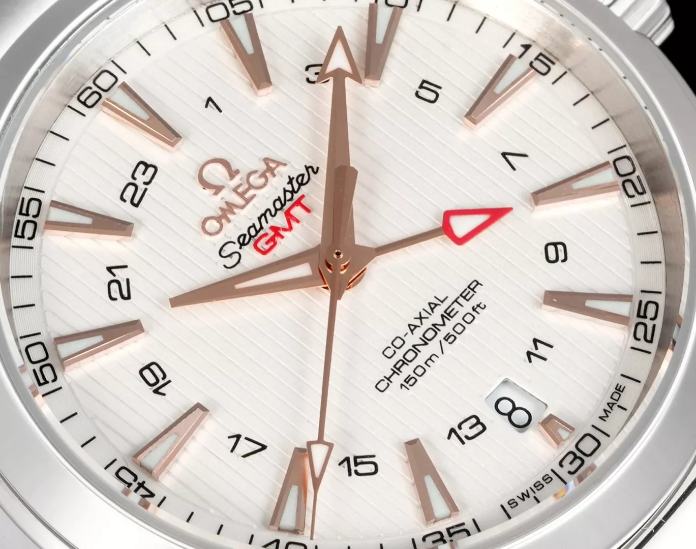 오메가 씨마스터 아쿠아테라 GMT 43mm 메탈 워치 상세 이미지 5
