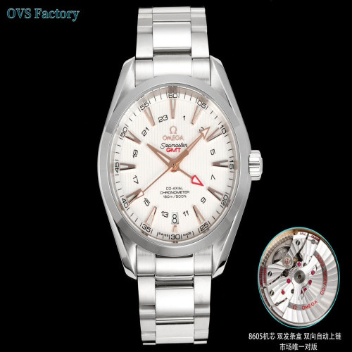 오메가 씨마스터 아쿠아테라 GMT 43mm 메탈 워치