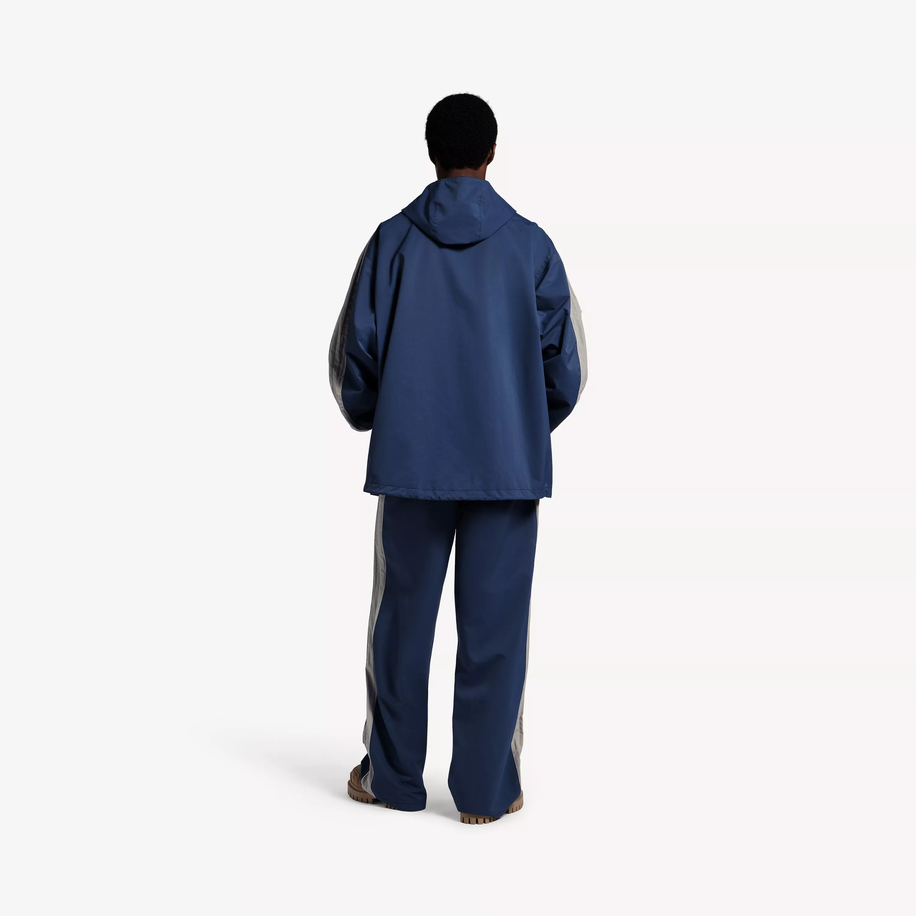발렌시아가 트랙수트 새틴 배색 후드 집업 재킷 상세 이미지 27