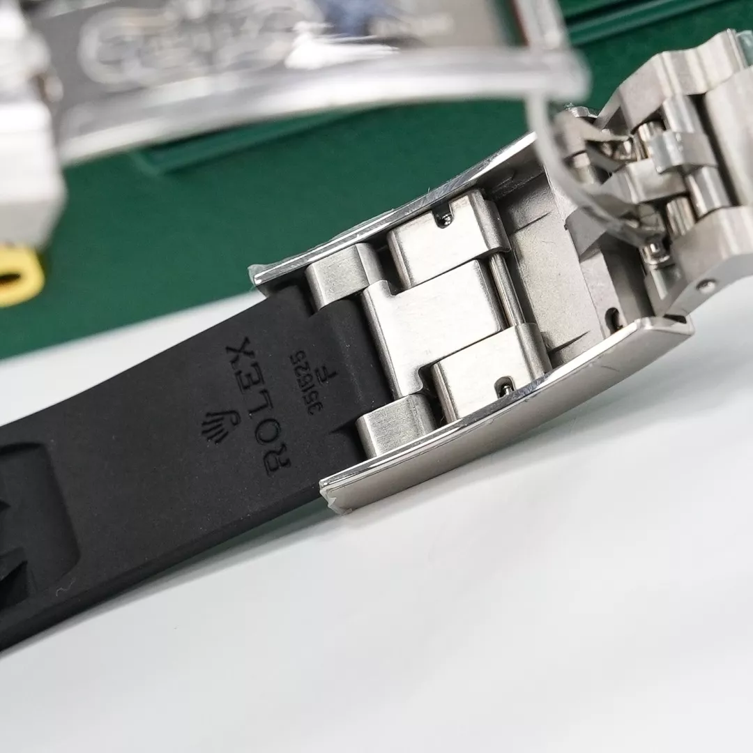 롤렉스 요트마스터 42mm 세라믹 베젤 러버 스트랩 워치 상세 이미지 22