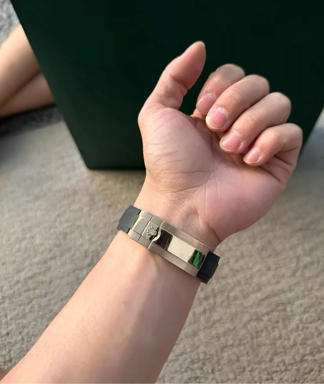 롤렉스 요트마스터 42mm 세라믹 베젤 러버 스트랩 워치 상세 이미지 44