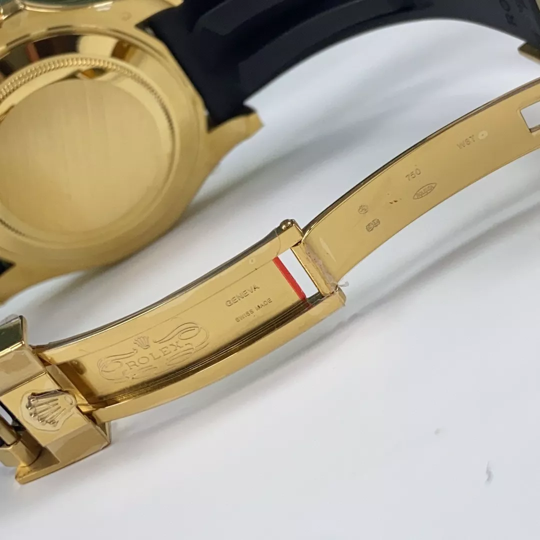 롤렉스 요트마스터 42mm 세라믹 베젤 러버 스트랩 워치 상세 이미지 12