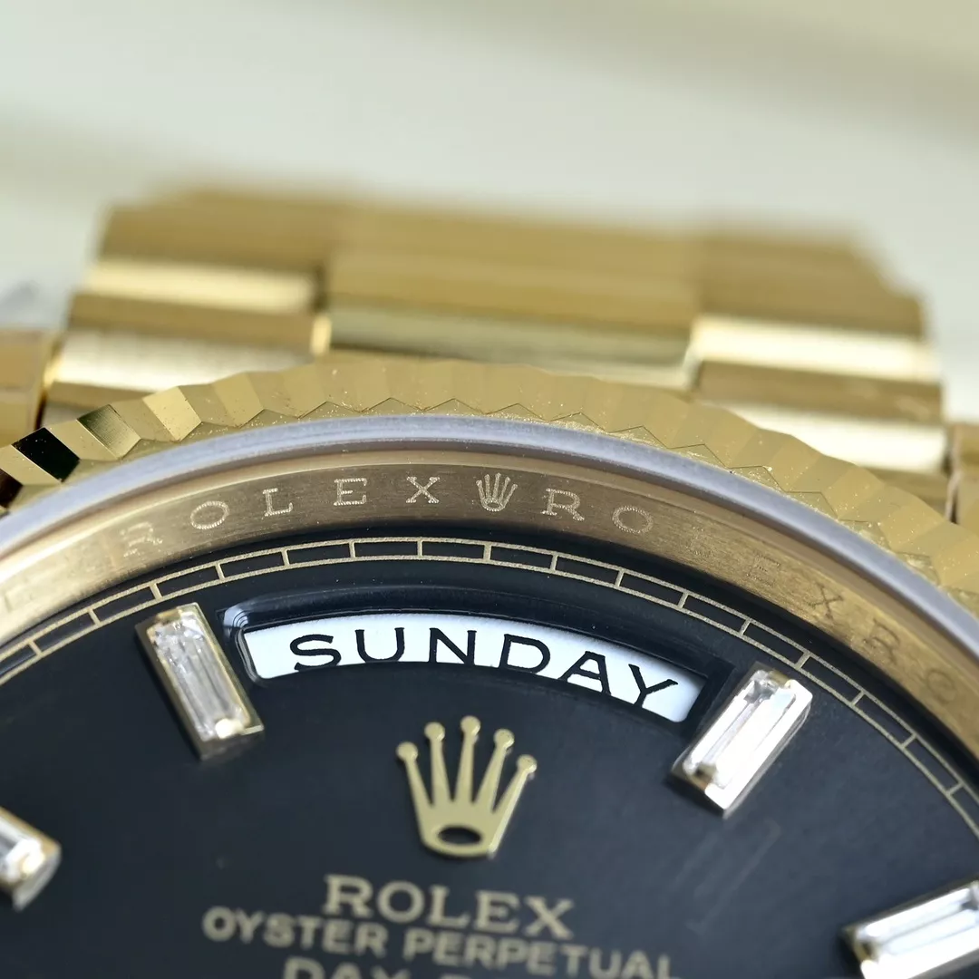 롤렉스 데이데이트 프레지던트 40mm 골드 톤 메탈 워치 상세 이미지 30