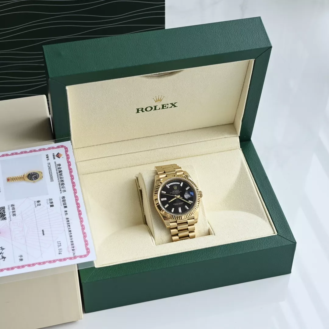 롤렉스 데이데이트 프레지던트 40mm 골드 톤 메탈 워치 상세 이미지 16
