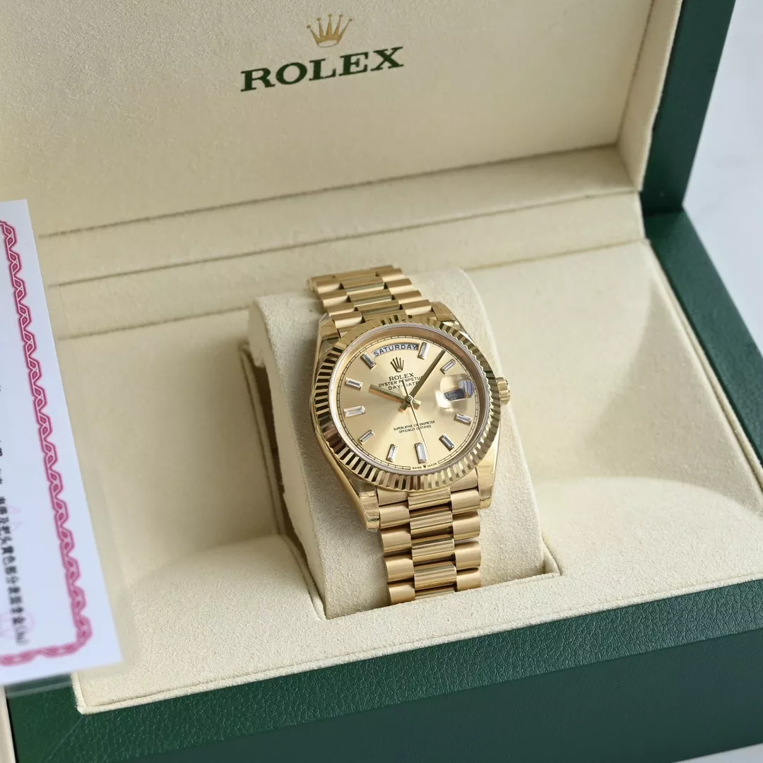 롤렉스 데이데이트 프레지던트 40mm 골드 톤 메탈 워치 상세 이미지 8