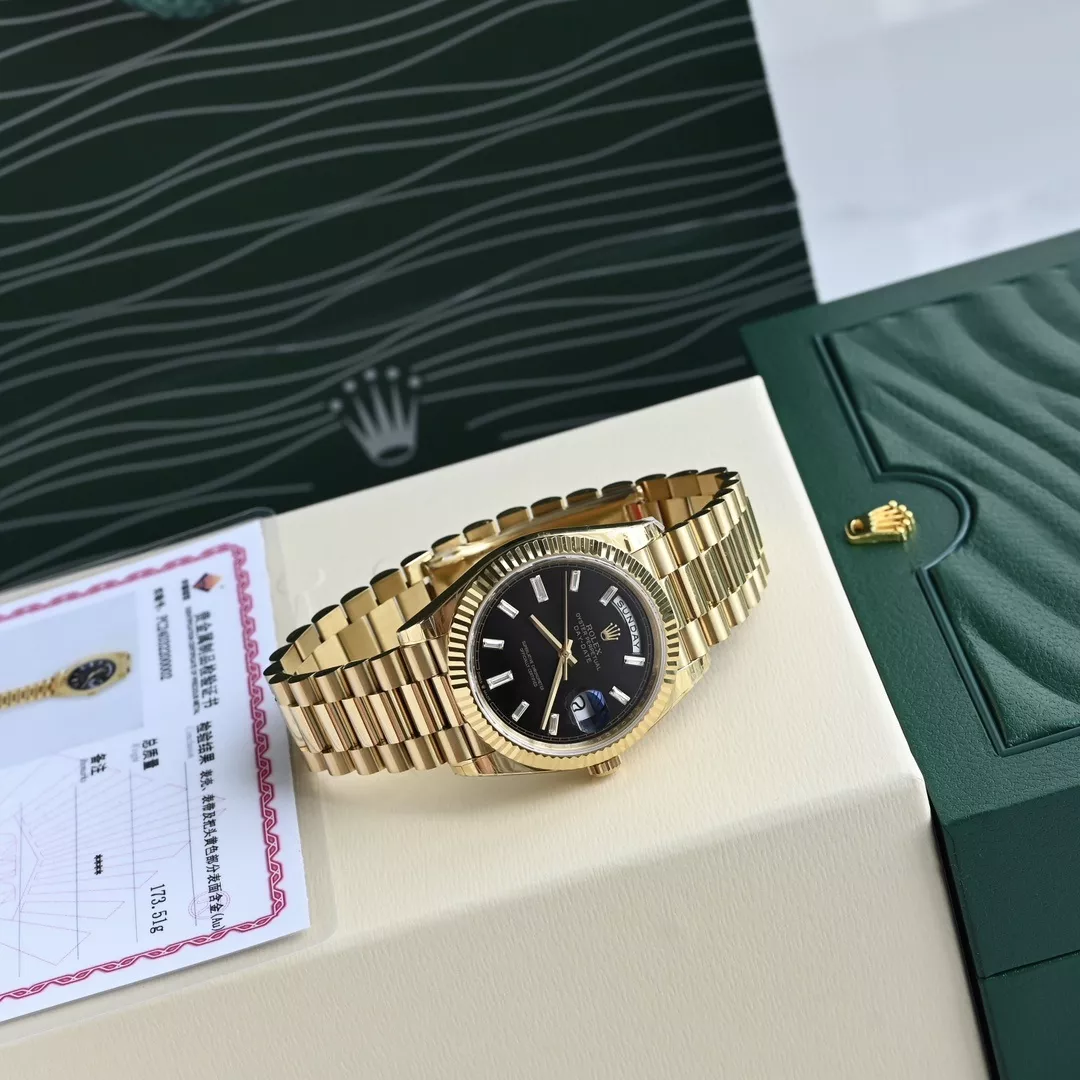 롤렉스 데이데이트 프레지던트 40mm 골드 톤 메탈 워치 상세 이미지 19