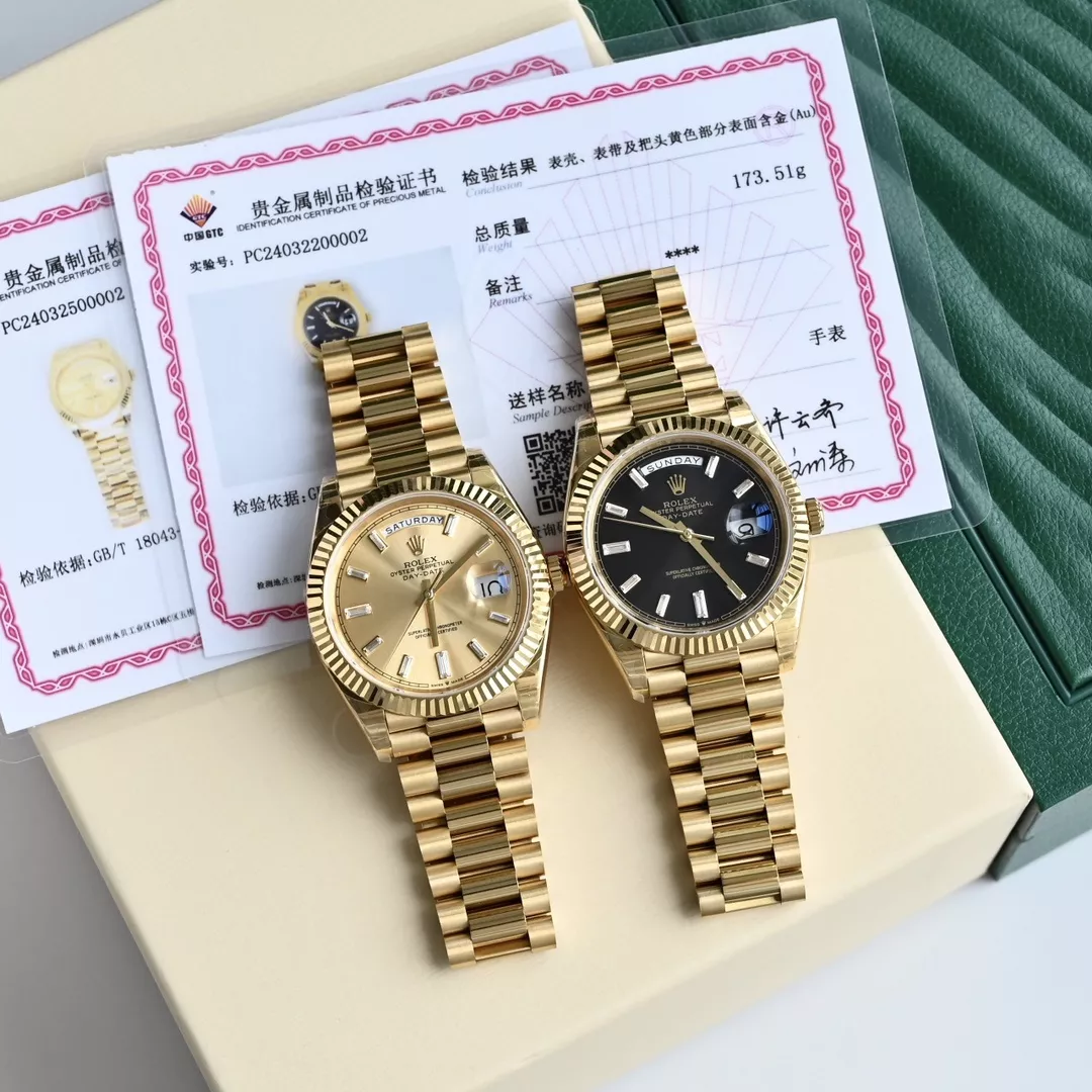 롤렉스 데이데이트 프레지던트 40mm 골드 톤 메탈 워치 상세 이미지 5