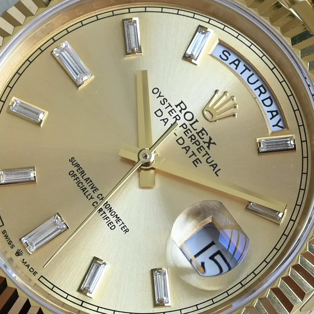 롤렉스 데이데이트 프레지던트 40mm 골드 톤 메탈 워치 상세 이미지 32