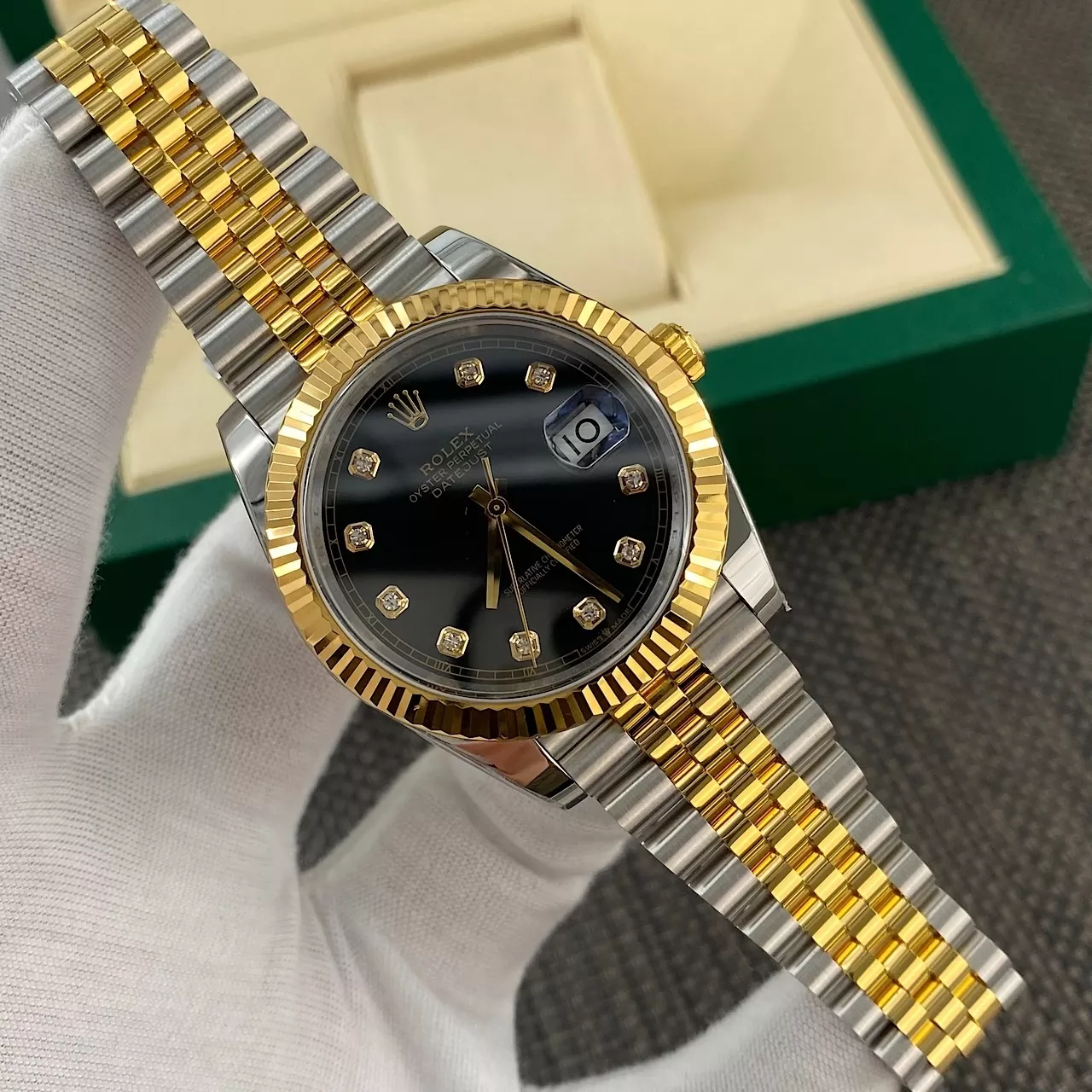 롤렉스 데이저스트 41mm 블랙 다이얼 메탈 오토매틱 워치 상세 이미지 2