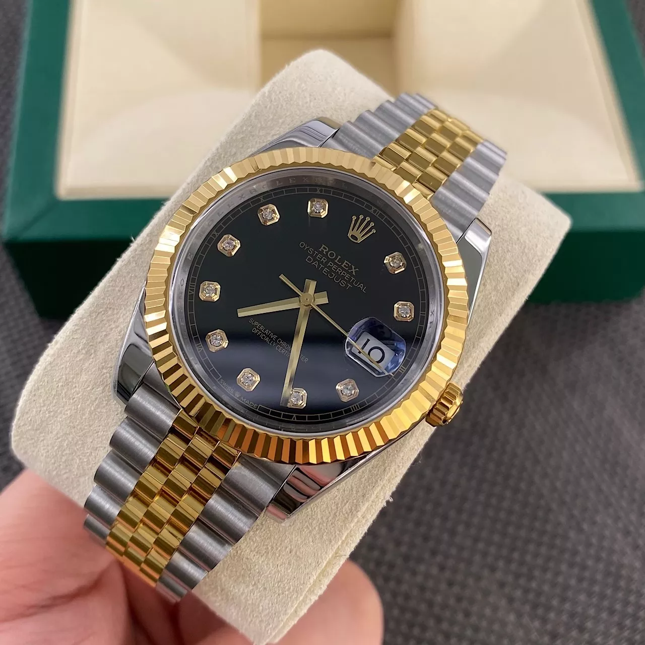 롤렉스 데이저스트 41mm 블랙 다이얼 메탈 오토매틱 워치 상세 이미지 6