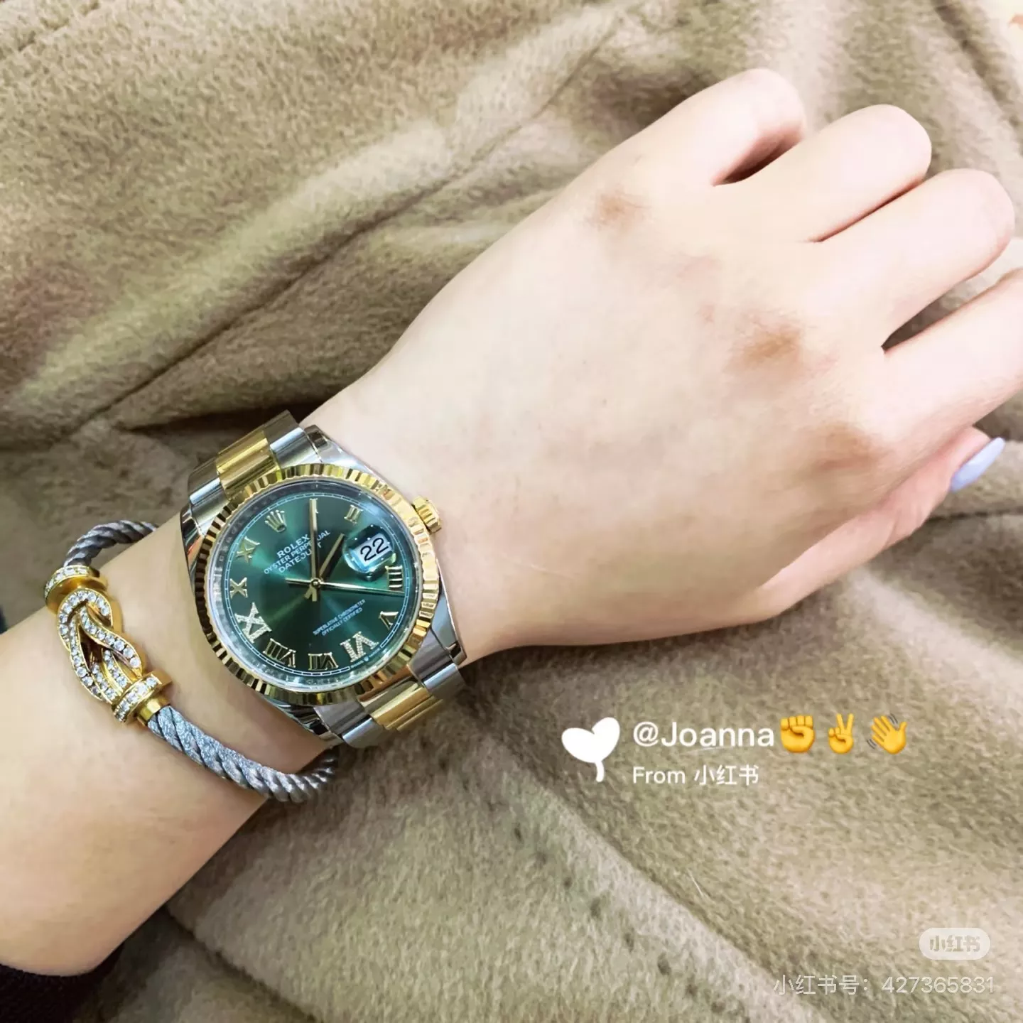 롤렉스 데이트저스트 36mm 로마 다이얼 메탈 워치 상세 이미지 11