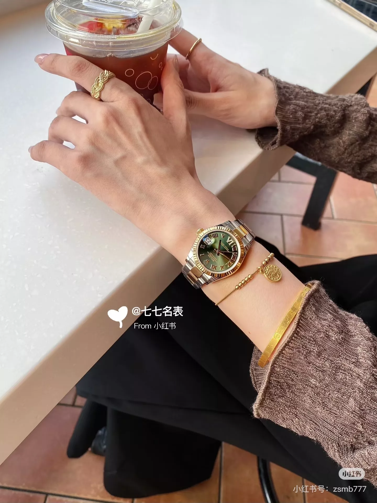 롤렉스 데이트저스트 36mm 로마 다이얼 메탈 워치 상세 이미지 13