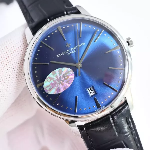 바쉐론콘스탄틴 패트리모니 40mm 송아지가죽 오토매틱 워치