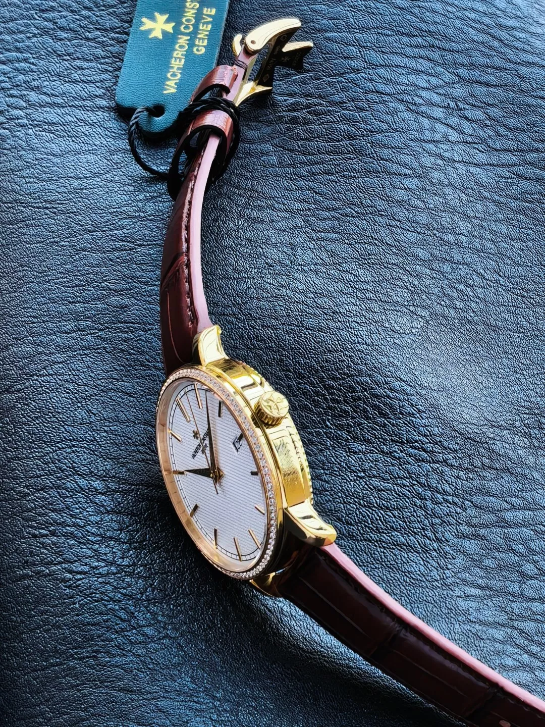 바쉐론콘스탄틴 트래디셔널 40mm 오토매틱 가죽 스트랩 워치 상세 이미지 7