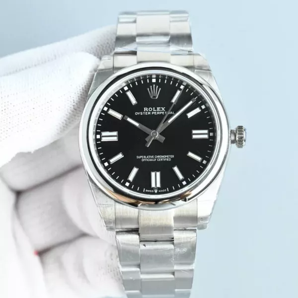롤렉스 오이스터 퍼페츄얼 41mm 스테인리스 오토매틱 워치