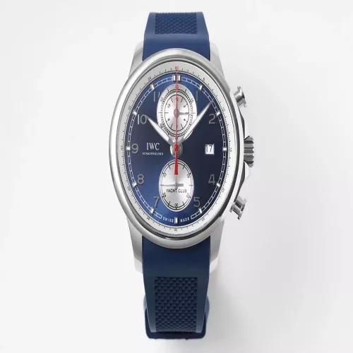IWC샤프하우젠 포르투기저 IW390704 러버 스트랩 크로노그래프 워치