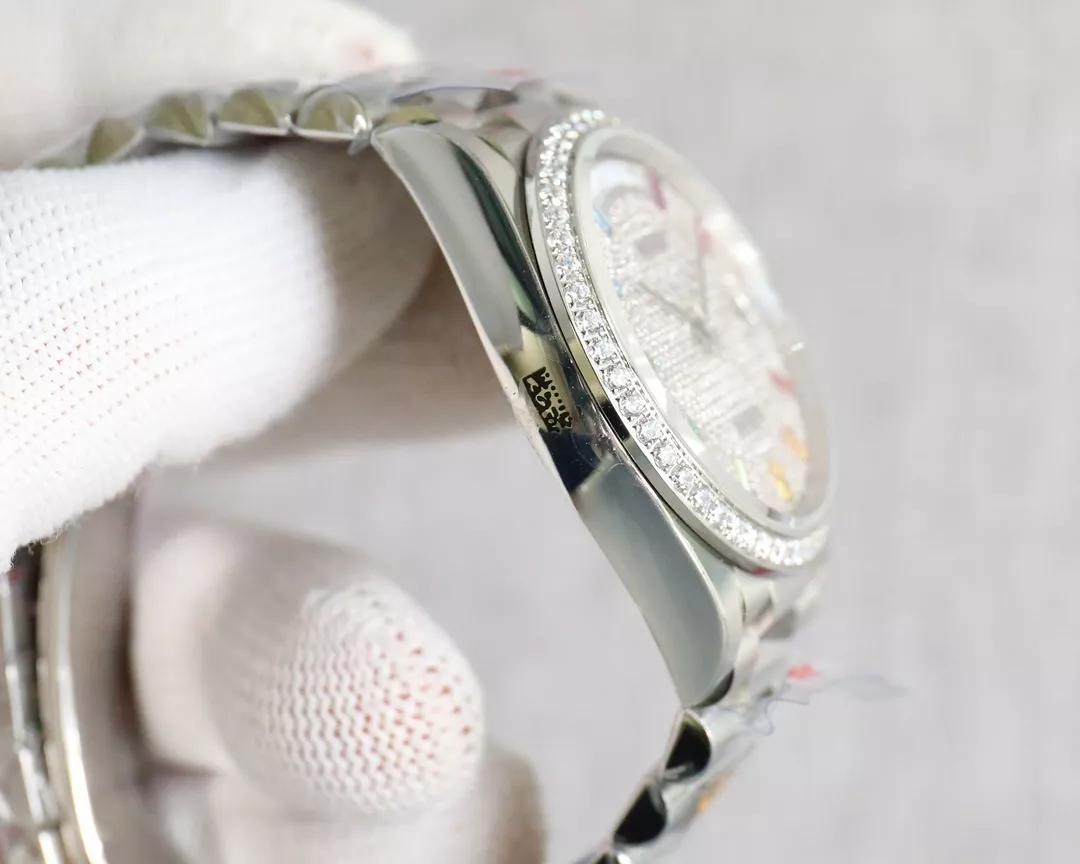 롤렉스 보석 다이얼 36mm 오토매틱 메탈 워치 상세 이미지 7