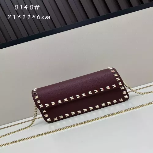 발렌티노 브이링 스터드 플랩 체인 크로스백
