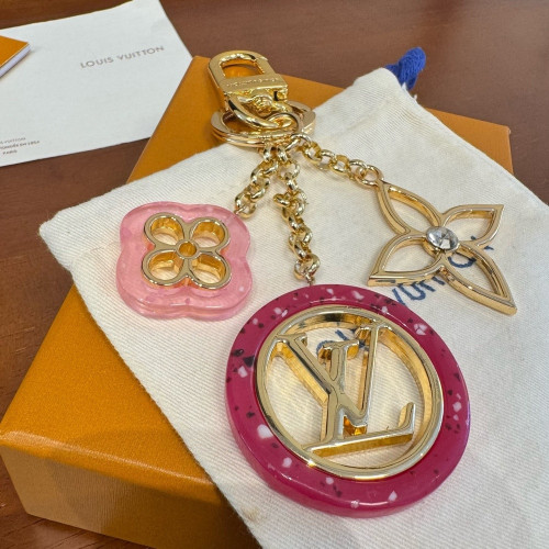루이비통 모노그램 플라워 LV 서클 백참 키링
