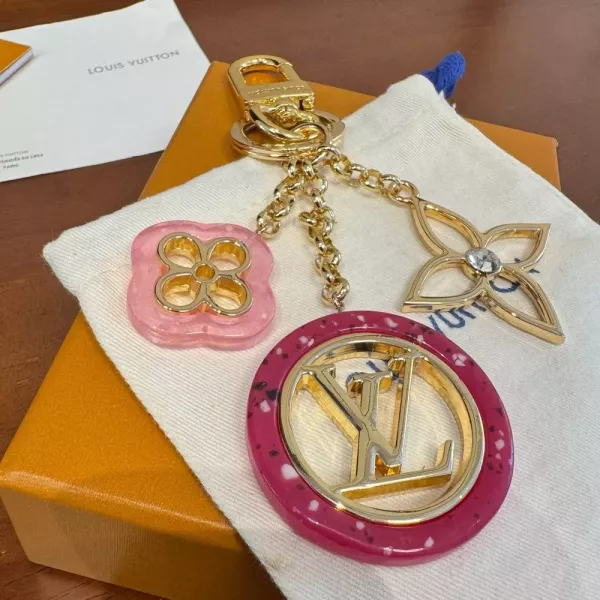루이비통 모노그램 플라워 LV 서클 백참 키링
