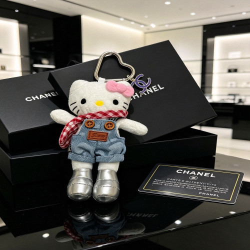 샤넬 하트 카라비너 인형 백참 키링