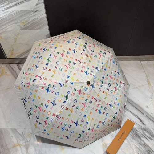 루이비통 멀티 모노그램 전자동 3단 접이식 양우산