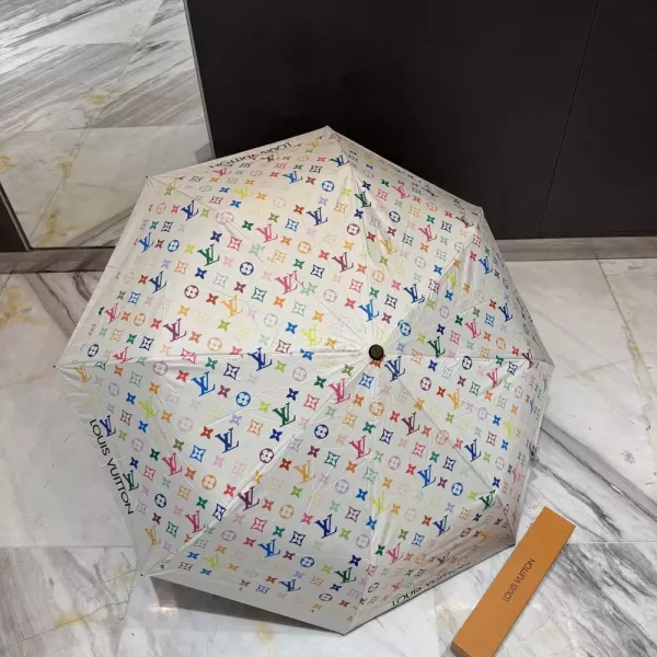 루이비통 멀티 모노그램 전자동 3단 접이식 양우산