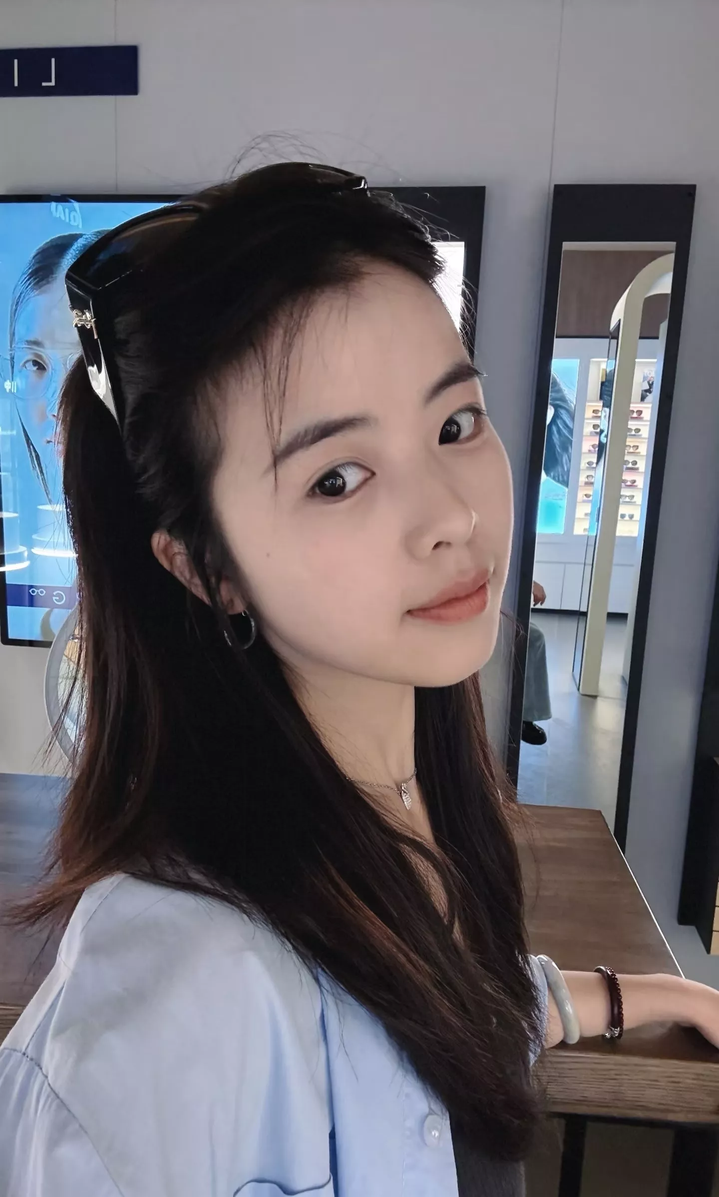 입생로랑 SL M152/F 슬림 렉탱글 아세테이트 선글라스 상세 이미지 78