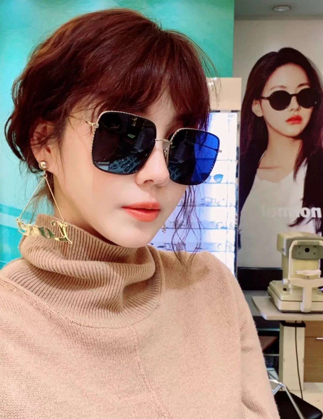 디올 디올바이 디올3F 메탈 스퀘어 선글라스 상세 이미지 35