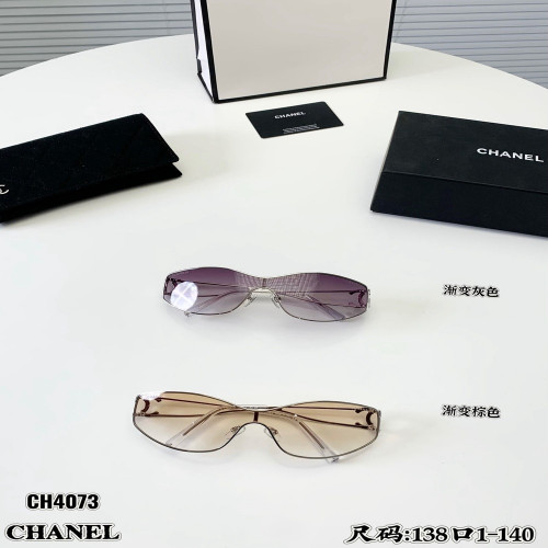 샤넬 CH4073 더블C 크리스탈 메탈 쉴드 선글라스