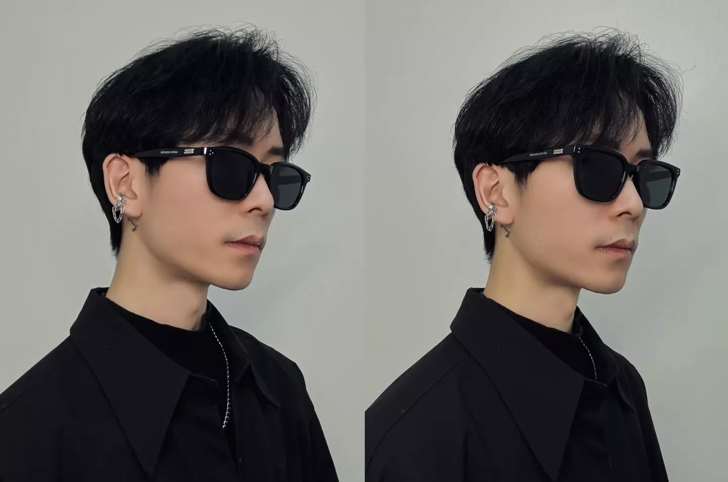 젠틀몬스터 NOHO 블랙 아세테이트 UV 차단 선글라스 상세 이미지 55