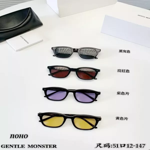 젠틀몬스터 NOHO 블랙 아세테이트 UV 차단 선글라스